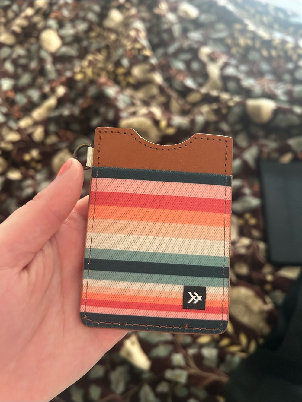 Striped Card Sleeve Wallet - Multicolor by THREAD